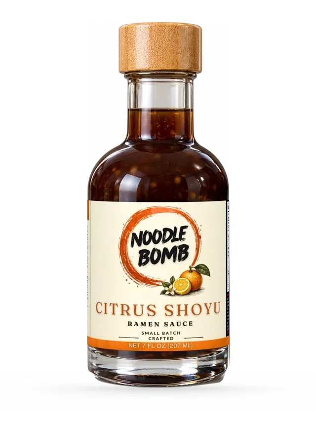 NoodleBomb Citrus Shoyu ramen sauce — 7 fl oz bottle