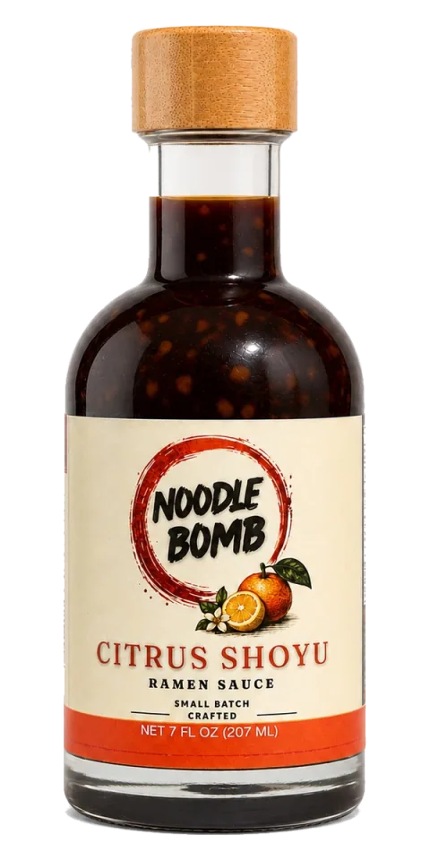 NoodleBomb Citrus Shoyu Ramen Sauce bottle