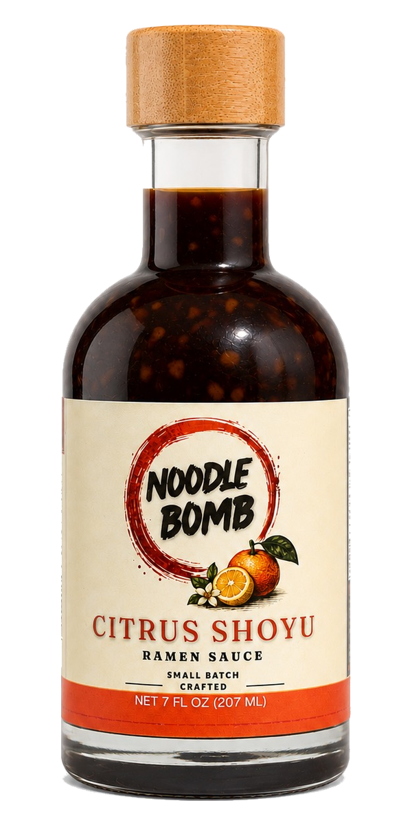 NoodleBomb Citrus Shoyu Ramen Sauce bottle