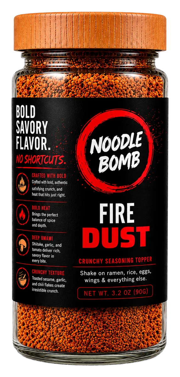 NoodleBomb Fire Dust dry blend jar