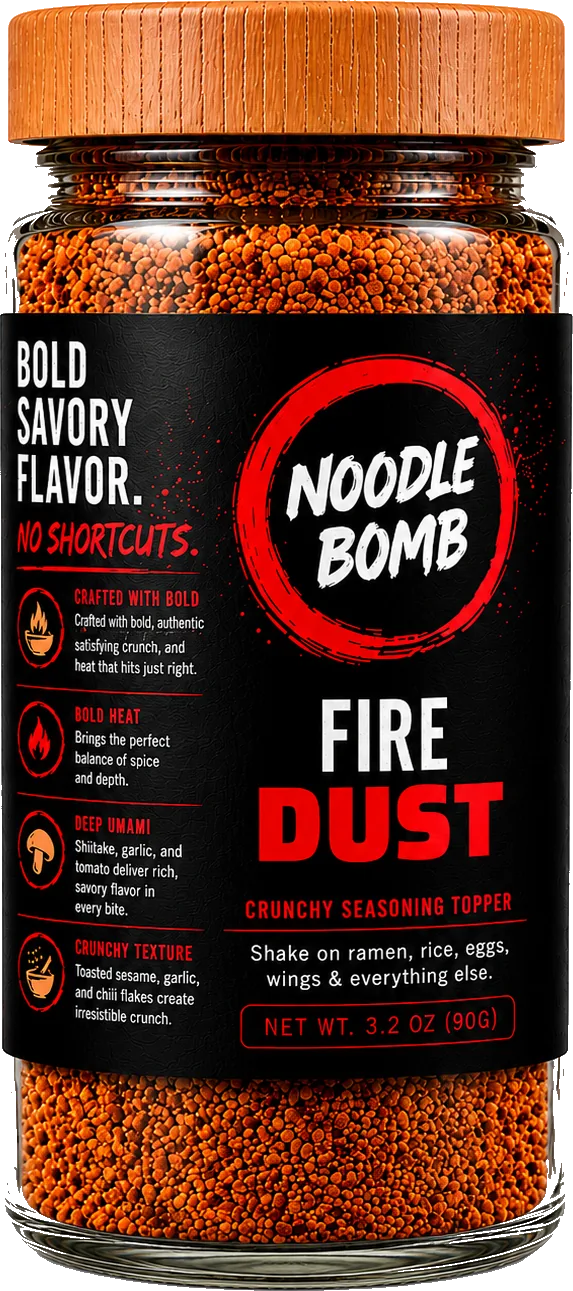 NoodleBomb Fire Dust dry blend jar