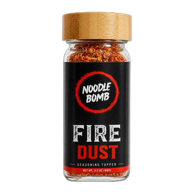 NoodleBomb Fire Dust &mdash; front label