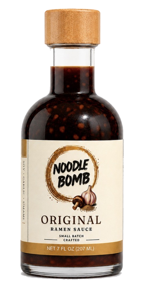 NoodleBomb Original Ramen Sauce bottle