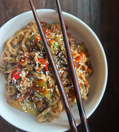 Spicy Tokyo Stir-Fry serving illustration