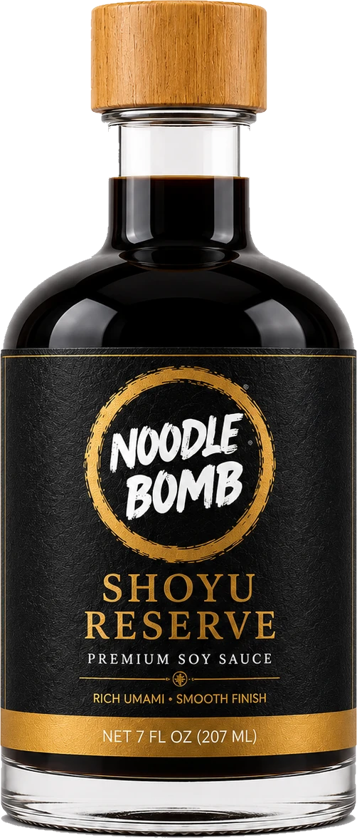 Shoyu Reserve soy sauce bottle