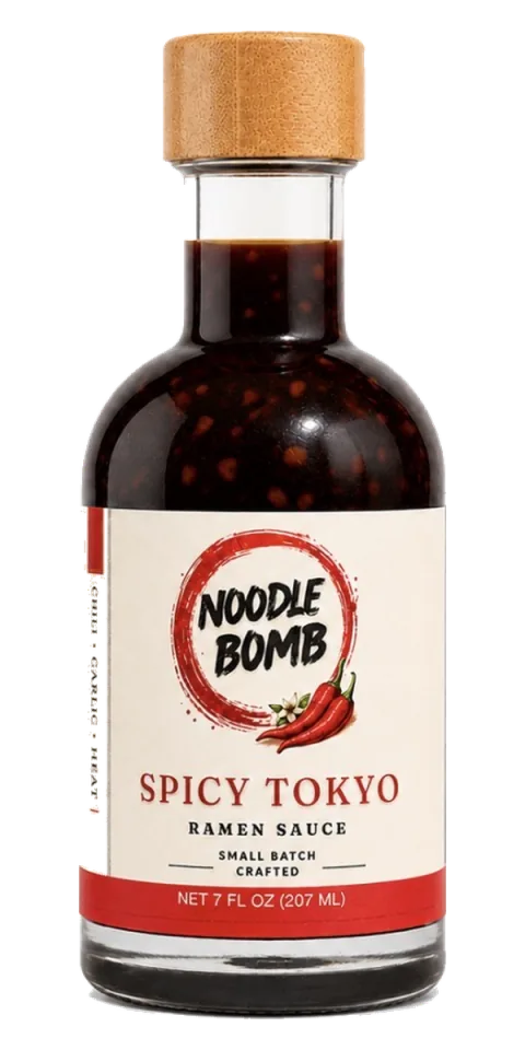 NoodleBomb Spicy Tokyo Ramen Sauce bottle