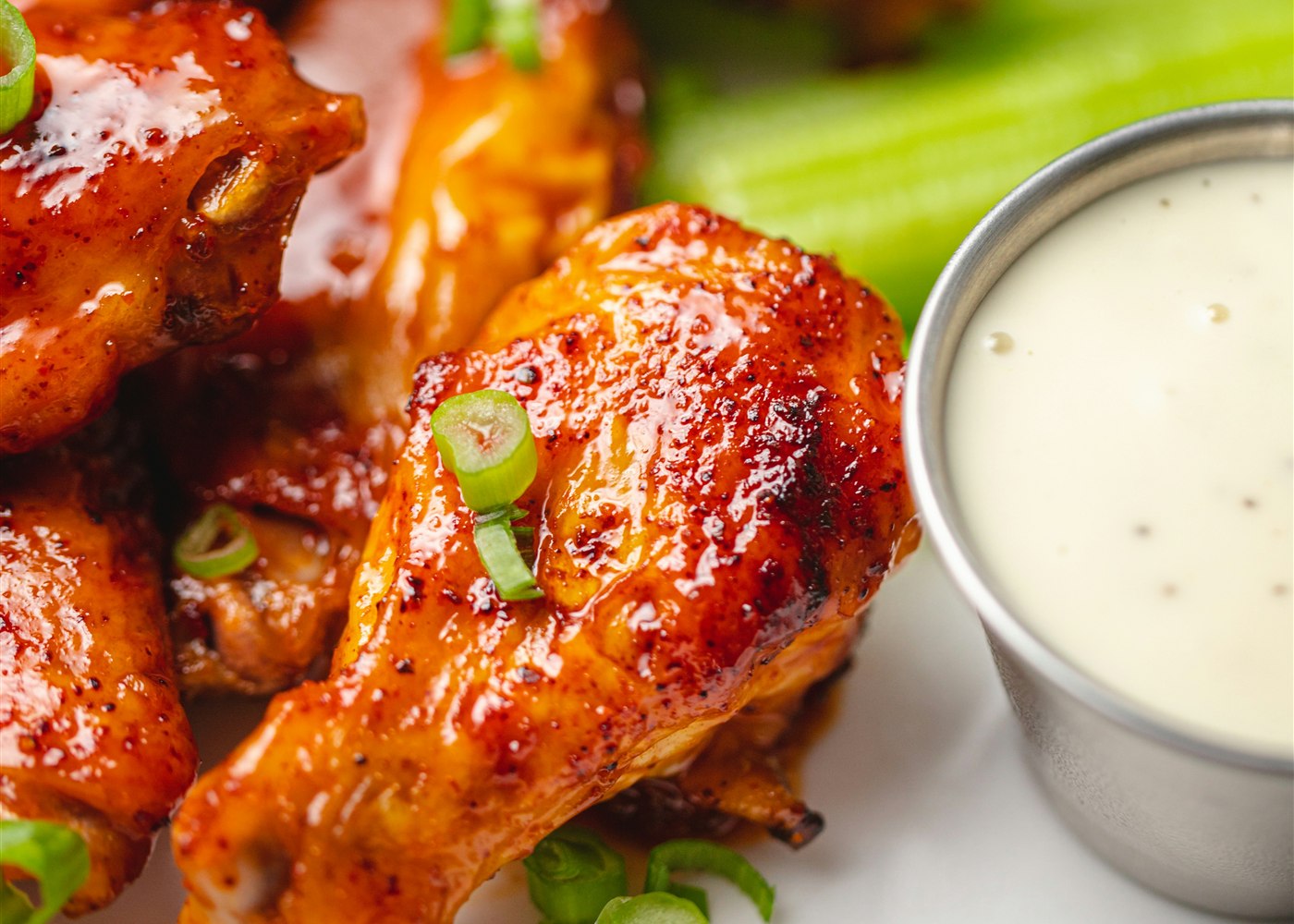 Fire Dust Crispy Wings serving inspiration